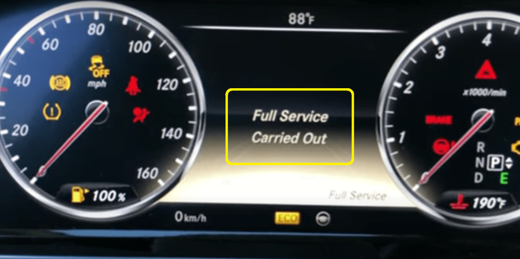 45+ Mercedes a klasse service intervall reset