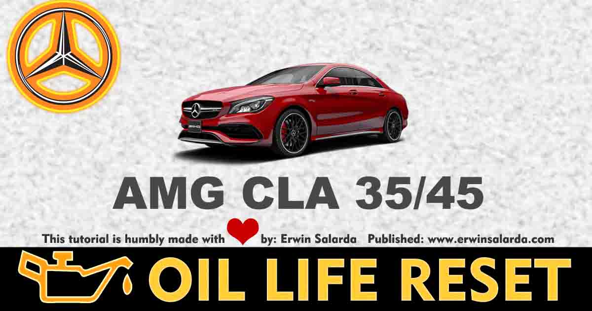 HOW TO RESET- Mercedes-Benz AMG CLA Service Light