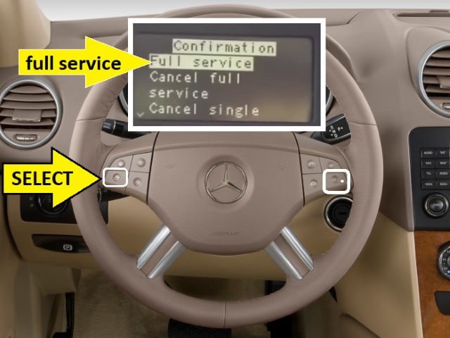 HOW TO RESET-Mercedes-Benz GLE-Class W164 Service Light- full service