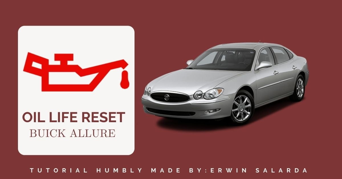 HOW TO RESET: Buick Allure Oil Service Maintenance Light 2