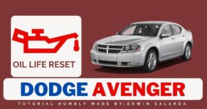 HOW TO RESET: Dodge Avenger Oil Service Maintenance Light 2