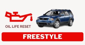 Ford Freestyle Engine Change Oil Maintenance Reminder Light Reset
