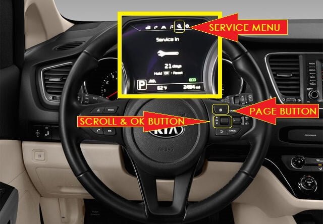 Engineering menu kia k5