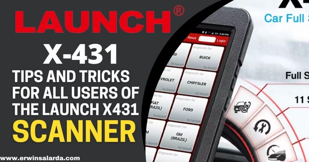 Launch X431 Tips and tricks