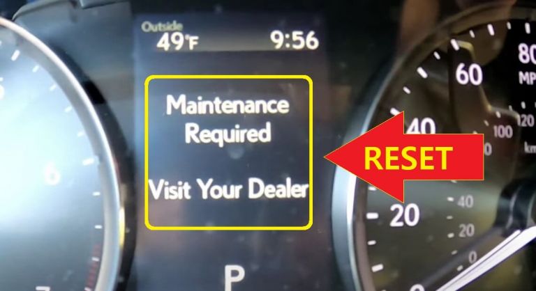 HOW TO RESET Lexus IS300 Oil Service Maintenance Required