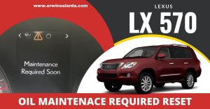 Lexus LX 570 oil reset