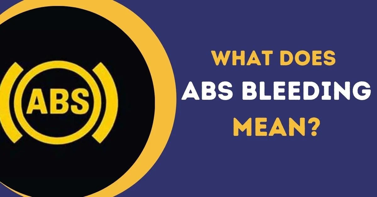 OBD Info - What Does ABS Air Bleeding Mean? 1 OBD INFO -What Does ABS Air Bleeding Mean