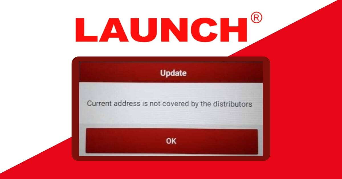 Launch X431 not covered by Distributor
