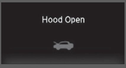hood open