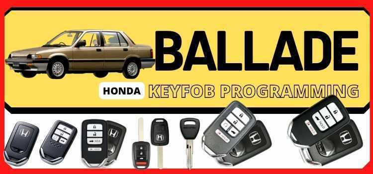 Honda BALLADE Keyfob RKE Programming