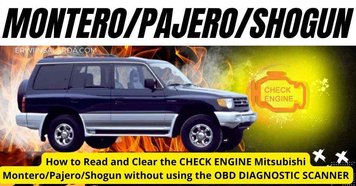 Montero pajero shogun OBD check engine complete tutorial
