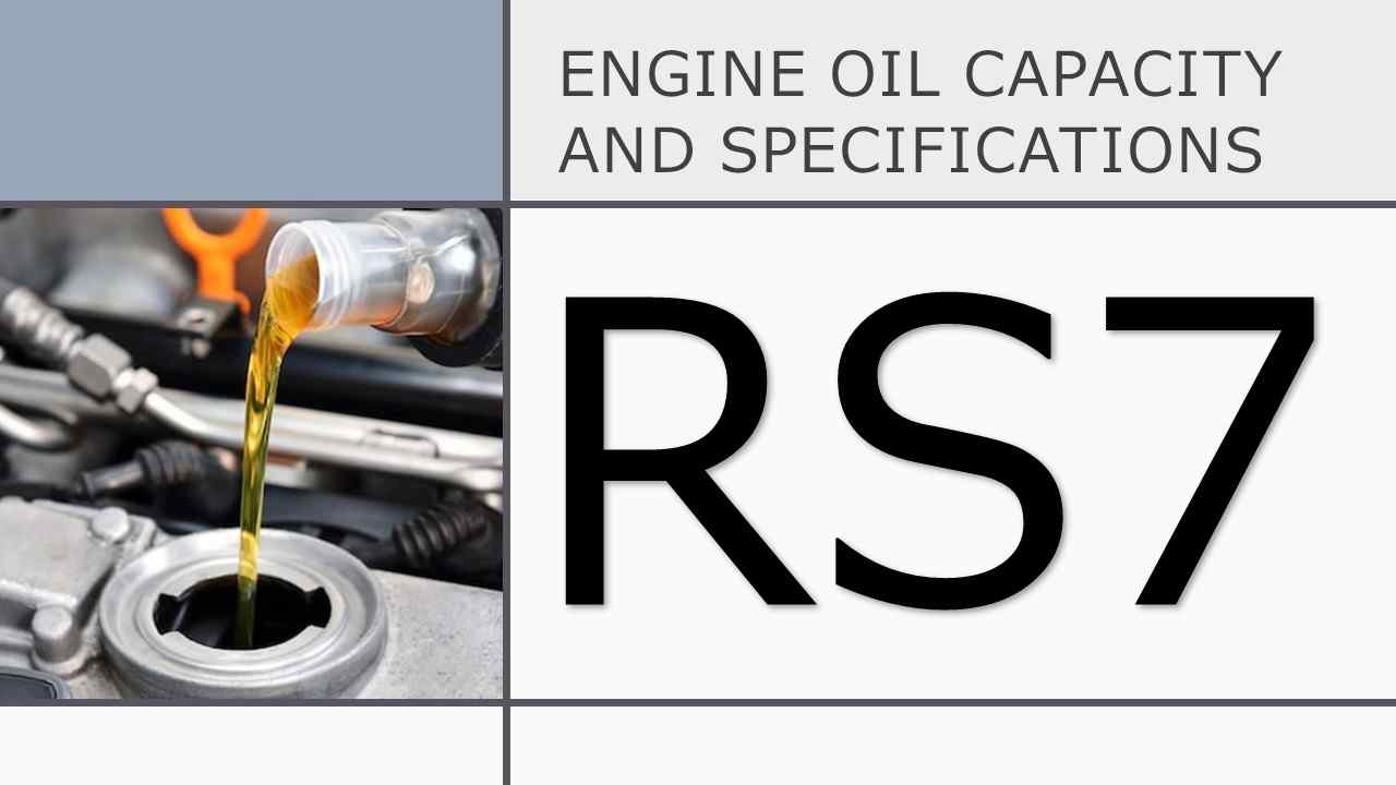 Audi RS7 Engine Oil specifications Erwin Salarda