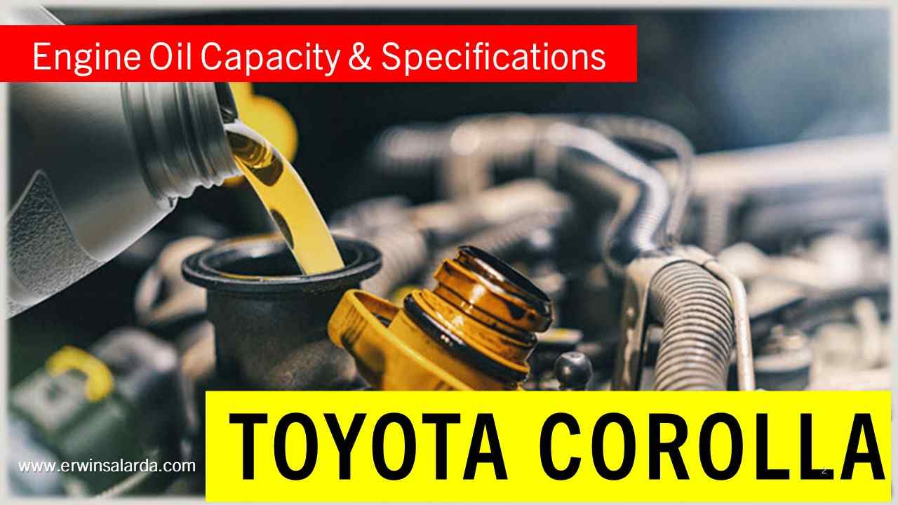 Complete Guide to Toyota Corolla Oil Capacity & Specs