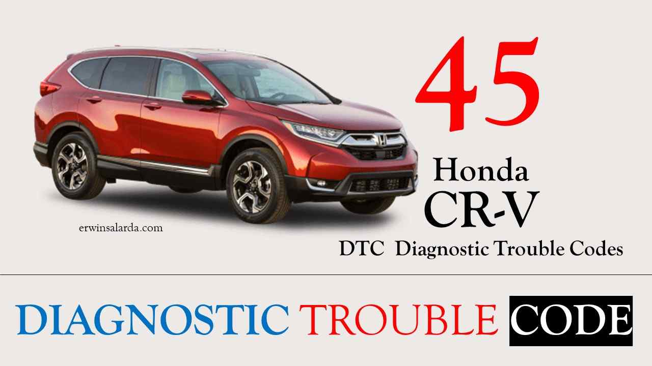 Honda CR-V 45 Most Common OBD DTC Problems