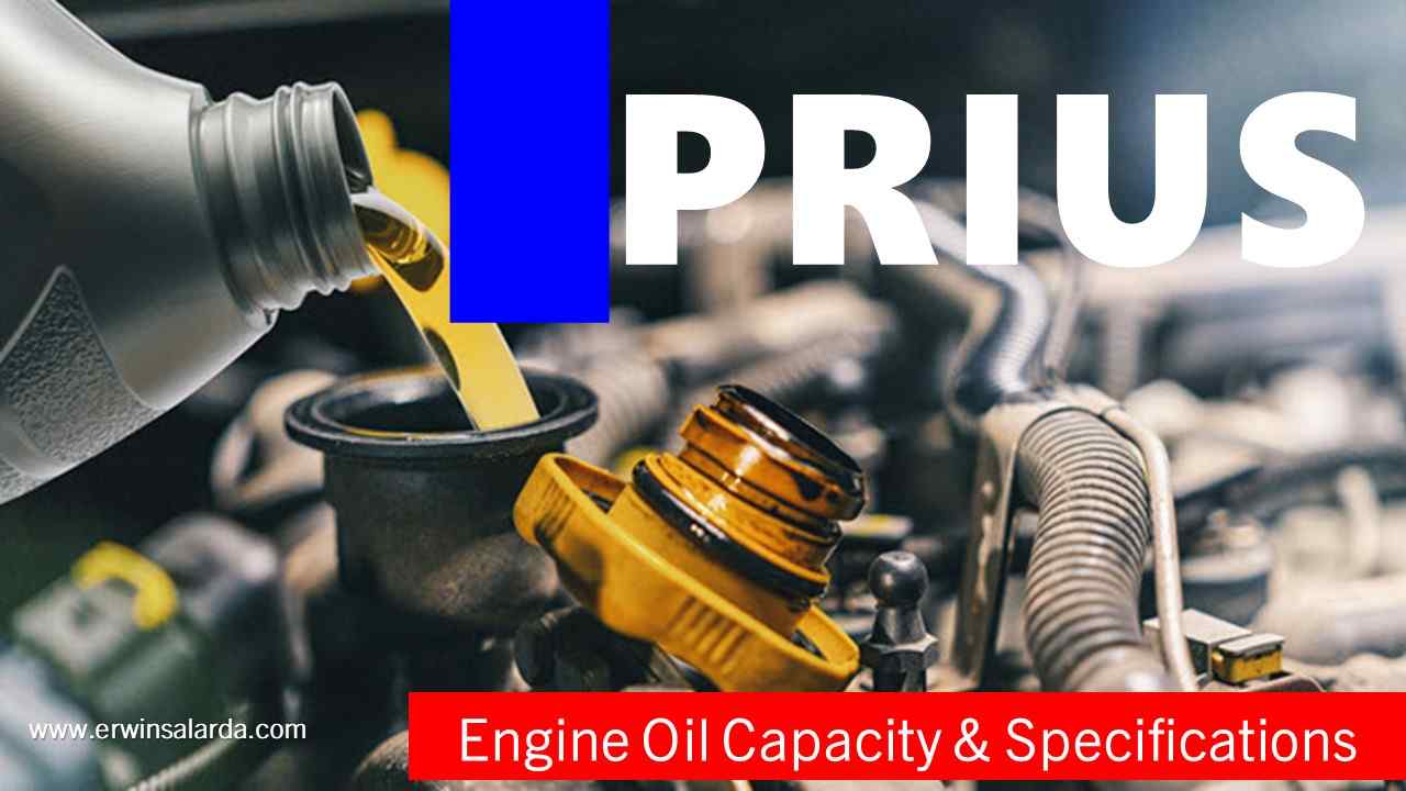  Toyota Prius Engine Oil Capacity and Specs